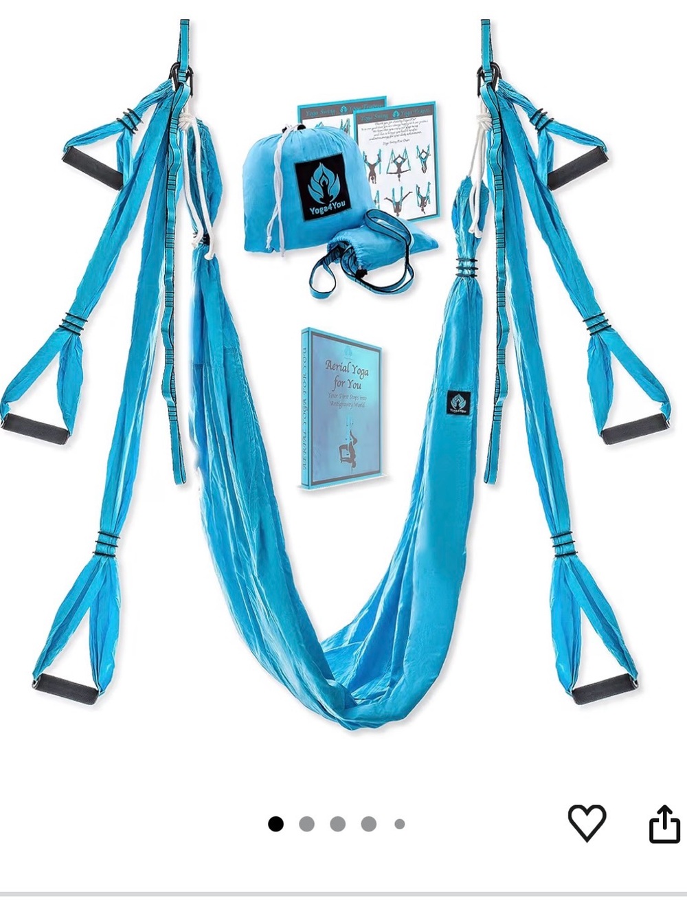 Yoga4You Mint Aerial Yoga Swing Set - Hammock Hanging Swing